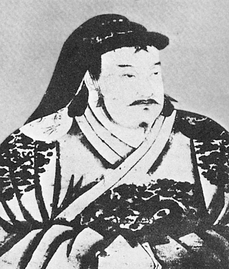 被り物をつけた人物の肖像画