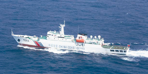 尖閣周辺海域に常時侵入している中国海警船