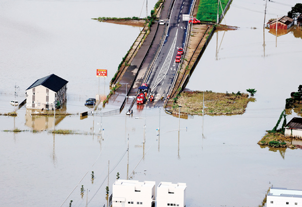 九州・佐賀県武雄市の大洪水（8月15日）