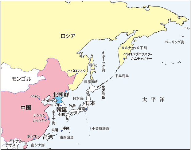 日本はいま軍事独裁政権の中国・ロシア・北朝鮮の三国に包囲されている