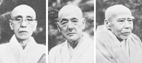 第65世・日淳上人　第64世・日昇上人　第59世・日亨上人
